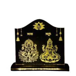 Laxmi-Ganesh LED Light Decoration Gift for Friend and Family